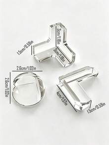 10/6/4/1pc Transparent Table Corner Protectors - Pet- Anti-Collision, Non-Slip Furniture Edge Guards For Tables, Chairs, Beds - Prevent Bumps - Multicolor - View 5