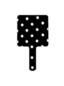 1/2/3pcs Cute Women's Korean Style Polka Dot Portable Handheld Mirror, Suitable For Students Back To School Season, Dorm, Travel, Pocket Makeup Mirror - Multicolor - View 7