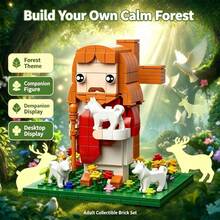 314 PCS Forest Companion Building Blocks, Adult Collectible Brick Figure, Gift For Halloween Christmas Thanksgiving Birthday - Green - View 4