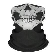 2PCS Seamless Multifunctional Magic Headband - Random Color - Cycling Face Mask, Warm Wrap, Halloween Skull Prop, Multifunctional Face Cover - Multicolor - View 6