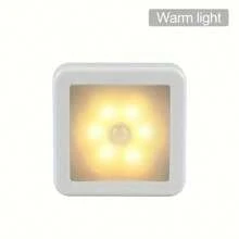 1/6 buah Lampu Pintar Sensor Gerak LED, Lampu Malam Kabinet, Lampu Dinding Sensor Dalam Ruangan, Cocok Untuk Kamar Tidur, Dapur, Lemari, Tangga, Kamar Mandi, Lorong, Rumah, Ruang Tamu, Dekorasi Pesta dan Liburan - Lampu sensor - View 10