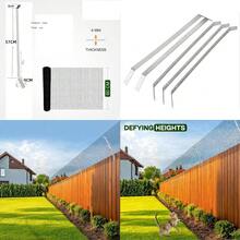 10M Cat Proofing Net Garden Fencing Security Steel Brackets And Mesh With Screws - 26SSY-wIN-uK-10M Cat Proofing Net - View 2