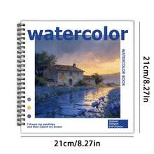 300GSM Rough Watercolor Paper Sketchbook Notebook, A4 A5 Two Sizes, 15 Pages Per Book, Heavy‑Duty Artist Drawing Pad For Sketch And Layering Painting, Perfect For Amateur Painters And Professional Art Creators - Single Piece - View 12