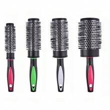 Professional Round Barrel Blowout Styling Brush - Straight And Curly Hair Styling Brush, Suitable For Blowout And Precise Styling - Lightweight And Portable, Suitable For Various Hair Brushes, Including: Combs, Hair Brushes, Barber Use - Multicolor - View 8