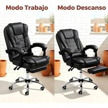 Home Office Chairs - Black - View 7
