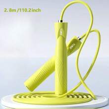 Yuke 1pc Adjustable PVC Speed Jump Rope, Bearing Anti‑Tangle Skipping Rope, Non‑Slip Handle Fitness Workout Equipment For Indoor Outdoor Exercise - Multicolor - View 5