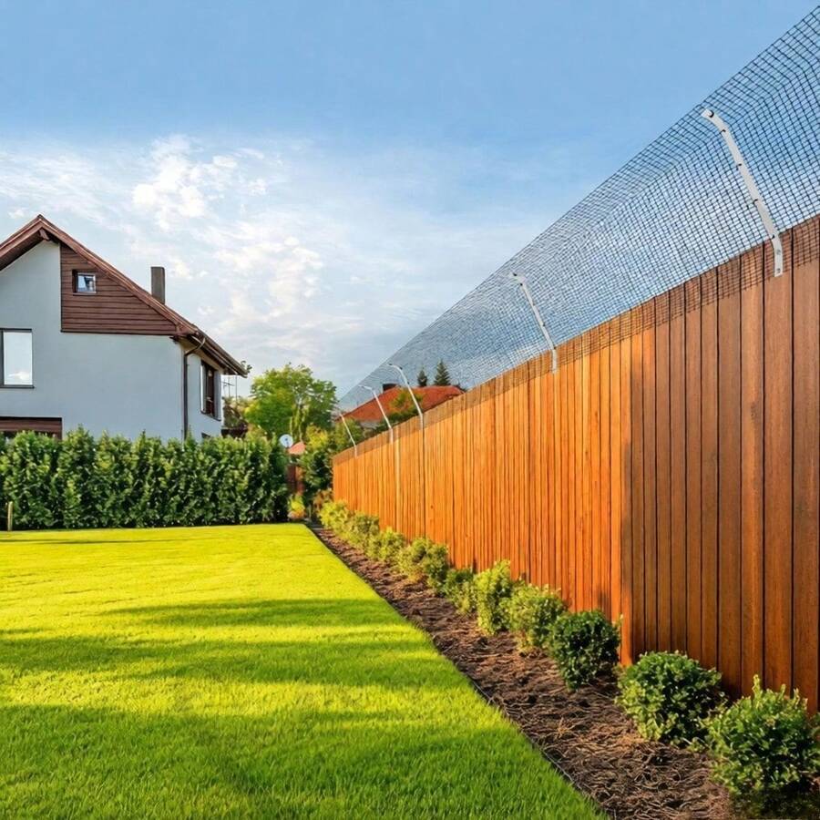 10M Cat Proofing Net Garden Fencing Security Steel Brackets And Mesh With Screws - 26SSY-wIN-uK-10M Cat Proofing Net - View 1