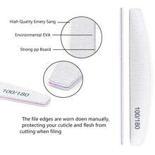 18Pcs/Set Professional Nail Files Manicure Sets Polishing Sanding Buffer File Pedicure Tool Cuticle Pusher Nail Brushes Accssory - Multicolor - View 3