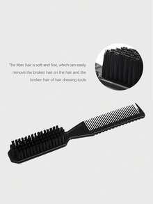 1pc Kids Double-Sided Styling Comb 2-In-1 Hair Brush, Suitable For Baby And Children Hair Styling, Home Use - Color Style Randomized - View 5