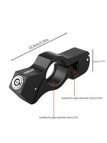 TOSUOD Handlebar Brake Anti-Theft Lock, Universal Handlebar Lock For Bicycle, Motorcycle, Electric Scooter, 1 Lock With 2 Keys, Dual Protection For Handlebar Brake, Strong Anti-Pry, Easy Installation, Parking Anti-Theft Accessories For Various Commuter Vehicles - Multicolor - View 3