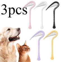 3pcs Random Color Pet Knotting Comb, Dog And Cat Grooming Brush, Effective Detangling Brush For Long Curly Hair, Removes Tangles And Mats, Universal Pet Grooming Tool - Multicolor - View 3