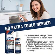 100ml Waterproof Sealing Repair Spray, Kitchen Bathroom Tile Gap Sealing Leakage Prevention Quick Dry Waterproof Spray/Waterproof Leakage Repair Sealing Spray/Designed Specifically For Repairing Home Water Leakage Gaps, Providing Reliable Waterproof Protection/Maintains Stable Performance In Harsh Environments, Compatible With Concrete, Asphalt And Other Base Materials/Can Be Operated Without Professional Skills, Providing Reliable Waterproof Protection For Your Home. - Multiple Styles - View 3