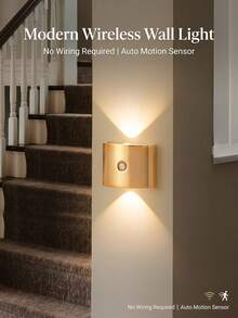 YITUMU Smart Motion Sensor LED Wall Light USB Rechargeable Wireless Night Light 1200mAh Battery 3 Modes Magnetic Wall Light Suitable For Bedroom Cabinet Under Wardrobe Hallway Stairs Bathroom And Baby Room - Square Style - View 3