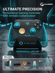 GAMESIR G7 Pro Uranus 8K Polling Rate Gaming Controller | Wired/Wireless Dual-Mode | Bluetooth 5.0 For Steam/PC/Android | Includes Double-Sided Shell & Customizable Back Buttons - View 2