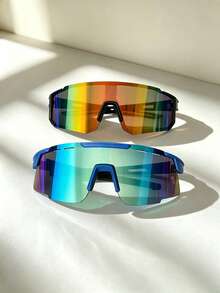 2PCS Women's Outdoor Cycling Gradient Color Windproof Fashion Sports Fashion Glasses Goggles - Gradient-goggles - View 9
