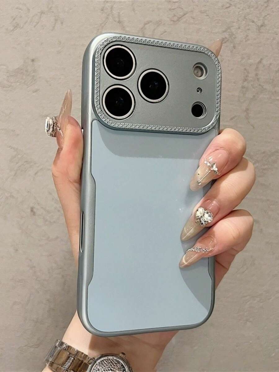 奢華啞光純色防摔手機保護殼,適用於 iPhone 17 Pro Max 17 Pro 16 15 14 13 Pro Max Plus,柔軟背蓋 - 遠峰藍 - 查看 1