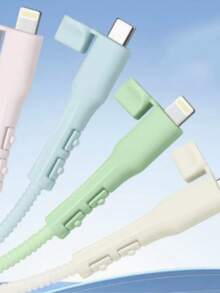 1/4/8pcs USB-C Charging Cable Protector, Anti-Breakage Protective Shell, Suitable For Smartphones, Tablets And Laptops, Compatible With USB-C Charging Cables And Data Cables - A - View 4
