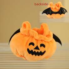 1pc, Clothing Only, Halloween Doll Clothes Suitable For Labubu, Pumpkin Hat, Pumpkin Pants, Devil Pumpkin Outfit, Costume Props For Display - Multicolor - View 12