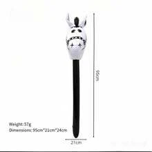 Colorful Inflatable Horse Head Stick, Theme Party Atmosphere Prop, Stage Event Photography Handheld Inflatable Toy Pony Stick - Multicolor - View 6