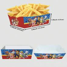 Paw Patrol Birthday Party Popcorn Boxes, Cartoon Paper Snack Cups For Chicken Nuggets, French Fries, Party Favor Treat Boxes For Party Decor - Multi-color - View 3