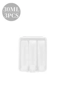 30ml & 50ml Portable Travel Squeeze Bottle Set, Leak‑Proof Flip‑Cap Refillable Empty Cosmetic Tubes For Shampoo Lotion Toiletry Travel Use - Multicolor - View 8