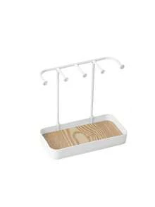 Jewelry Storage Box, Jewelry Box, Used For Storing Necklaces, Earrings, Jewelry, Keys, Perfume, Lipstick, Glasses And Watches. Space-Saving Multi-Functional Storage Rack, Durable Plastic Design, Suitable For Small Spaces, Perfect Gift For Living Room. - Multicolor - View 11