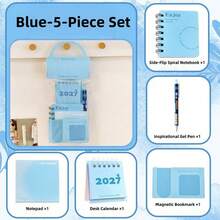 Morandi Stationery Set, Fresh Style Learning Supplies, Reward Gift For Students, Prize Gift Set, Office Stationery - Multicolor - View 3
