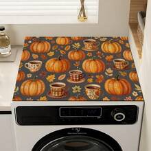1PC Pumpkin Diatomite Absorbent Welcome Doormat, Christmas Halloween Decor Rug, Multi‑Purpose Mat For Stovetop, Coffee Station, Water Bar Counter, Indoor & Outdoor Front Door, Kitchen Home Decor Area Floor Mat - Multicolor - View 13
