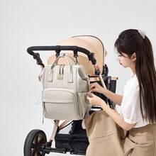 New Mommy Bag Backpack Multi-Function Travel Handbag Maternity Storage Bag - Multicolor - View 10