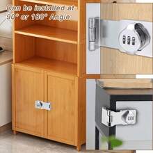 1pc Combination Padlock, Security Lock, Metal 3-Digit 3-Inch Combination Lock, Suitable For Cabinets, Wardrobes, Pet Doors, Mailboxes, Drawers - CC - View 7
