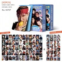 Celebrity Merchandise LOMO Double-Sided High-Definition Collectible Card Stickers - Multicolor - View 2