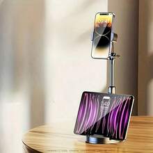 1pc Upgraded Adjustable Rotatable Phone Stand, Waterproof ABS, Universal Phone Holder, Live Streaming Phone Stand, Filming Stand, Suitable For Smartphones And Tablets, Durable Plastic Structure, Stable Base, Modern Minimalist Style - Multiple Styles - View 11