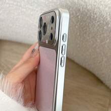 Cute Minimalist Pink Polka Dot Fashion Phone Case Compatible With Iphone 17 Pro, 16 Pro Max, New 15, 17, 14 PM, Minimalist 13, Korean Style 16, Full Coverage Spring - Pink - View 3
