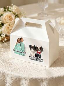 Custom Couple Photo Sticker, Personalized Mr & Mrs Wedding Stickers, Custom Cutout Portrait Stickers, Wedding Favors, Envelope Seal Stickers - Multicolor - View 3