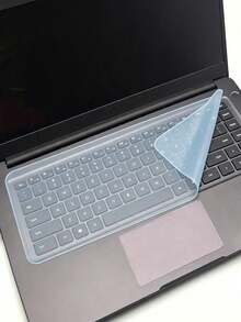 Ultra-Thin Keyboard Protector Film And Keyboard Cleaning Brush, Effectively Protecting Keyboard, Suitable For 15 To 17.0-Inch Laptops. Transparent, Purple, Yellow, Pink, And Blue Multi-Colors Available, Washable And Reusable - One Size Fits All - View 8