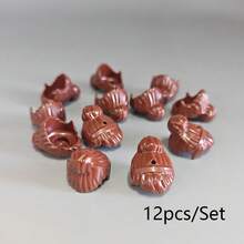 قطع شعر باروكة لشخصيات مصغرة عشوائية وبنفس النمط، قطع غيار مخصصة DIY MOC من مكعبات البناء، إكسسوارات رأس لشخصيات من بلاستيك ABS، خيارات عبوة 12 قطعة أو 36 قطعة، للأعمار 14+ - متعدد الألوان - مشاهدة 37