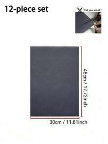 1/4/8件 小尺寸 (30cm*45cm/11.81in*17.72in) 可水洗防水防油冰箱墊，適用於小型冰箱層架、小型冰箱抽屜、小型櫥櫃抽屜等 - 黑色 - 查看 11