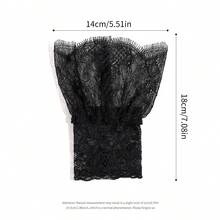 1 Pair Women's Gentle Style Lace Arm Warmers, Gothic Lolita Style Accessory, Suitable For Wedding Dress Accessory, Cosplay, Travel, Festival Events - Multicolor - View 2