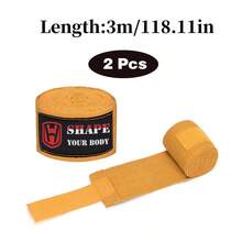 2pcs 1.5m/3 Meters Boxing Training Bandages, Sports Bandages, Suitable For Sanda, Kickboxing Training - SHAPE - View 11