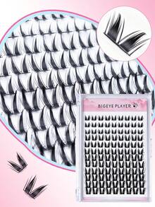 120 Clusters Cat Eye Single Cluster False Eyelashes, Fluffy DIY False Eyelashes, Natural Effect, Suitable For Daily, Party, Cos Makeup - View 3