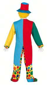 KIWI Adult Clown Costume, Fun And Colorful Complete Costume With Hat, Jacket, And Polka Dot Pants, Ideal For Carnival And Halloween - Option 1 - View 3