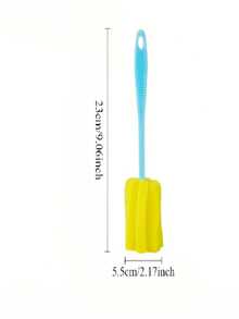 6-Pack Kitchen Cleaning Sponge Brushes, Suitable For Wine Glasses, Bottles And Teacups, Random Colors, Cleaning Supplies - Set - View 5