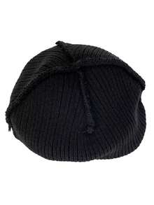 Puma Unisex Sports Beanie ARCH Mid Fit Black Waffle Knit Casual Cold Weather Hat 022848-01 - Black - View 6