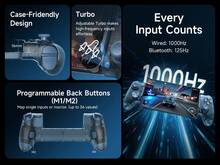 EasySMX M20 Mobile Game Controller Compatible With Iphone 14 Series And Newer, Mini And Android, Hall Effect Joysticks And Triggers, 10-Level Vibration, Interchangeable Button Layout - View 6
