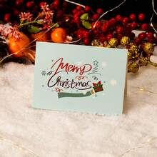 Christmas Greeting Cards, Christmas Cards Envelopes, Christmas Gift Box Cards, Thank You Blessing Postcards, Style Thank You Cards - A - View 13