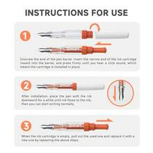 Languo 4-Color Pen Set - Replaceable Ink Cartridges, Precision Fine Nib, Wear-Resistant Alloy Nib, Large Capacity Ink Cartridge Easy To Replace, Smooth And Stable Writing, Suitable For Drawing, Writing, Journaling, Practice, Efficient Marking And More - Multicolor - View 11
