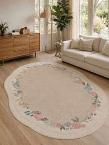 Livingroom Carpet Made In Turkey Soft Touch Machine Washable - Pink - View 2