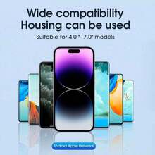 1pc Car Phone Holder Multi-Function Phone Mount Navigation Dashboard Center Console Fixed New 360° Rotating Red/Blue/White Edge Multiple Colors Available - A - View 9