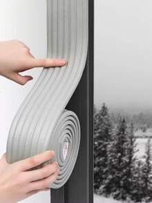 1 Roll Window Sealing Strip - Winter Wind & Rain Insulation Tape, Waterproof Solution, Self-Adhesive Weather Stripping, Easy Installation, High-Quality Adhesive, Windproof Door Seal, Suitable For Autumn/Winter, Christmas, New Year - Multicolor - View 2
