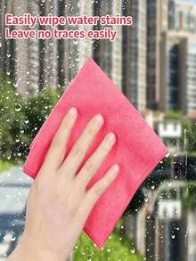 2/5/15/20pcs Microfiber Cleaning Cloths, 11.5 X 11.5 Inch Random Color Soft Cleaning Rags, Quick Dry Absorbent Multi-Purpose Towels, Suitable For Kitchen, Bathroom, Glass, Home Cleaning - Multicolor - View 8